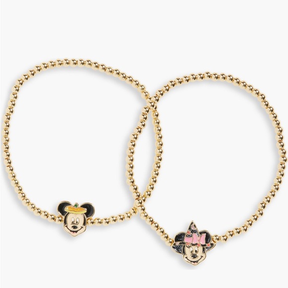 BaubleBar Jewelry - Disney BaubleBar Halloween Mickey Pumpkin/Minnie Witch 2 Piece Bracelets